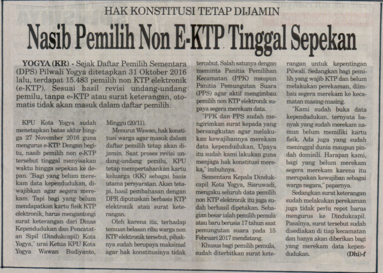 Kliping jogja terbaru